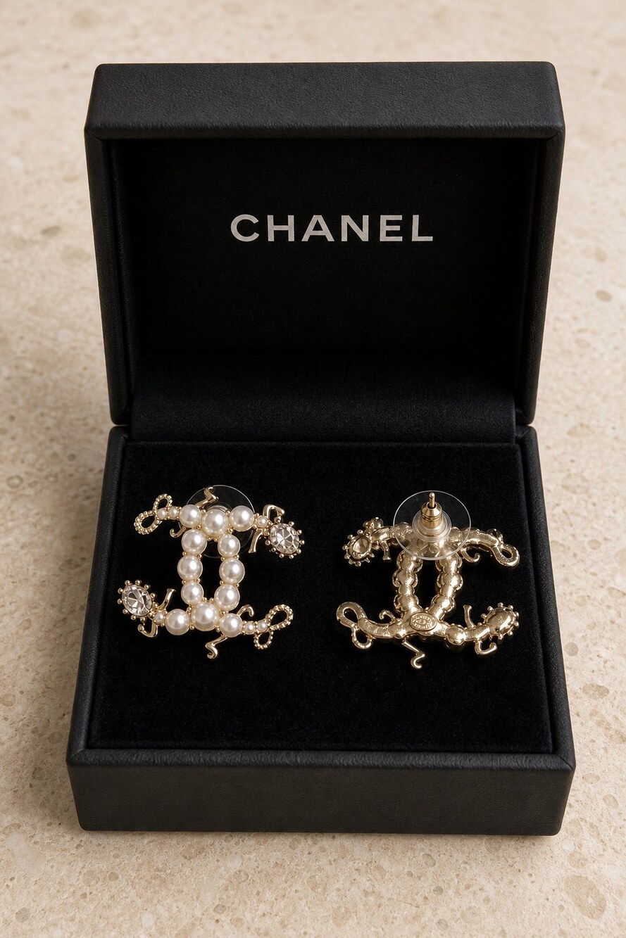 CHANEL Classic Parisian Earrings Style 20 | New with Box - Picture 5 of 9